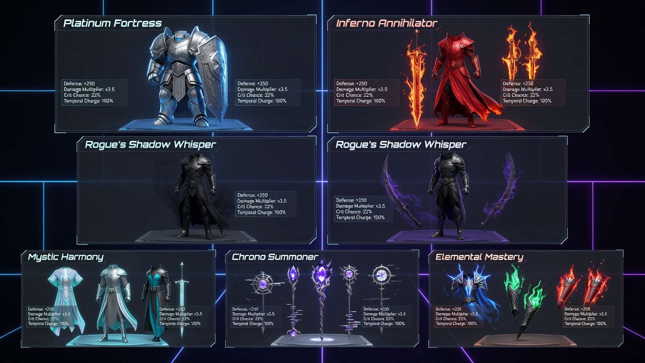 Spinboss gear combinations showcase